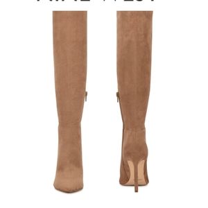 Black Friday Sale Suede Tan wide calf boots Size 12